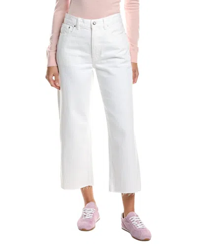 Madewell Low Slung Baggy Crop Jean In White