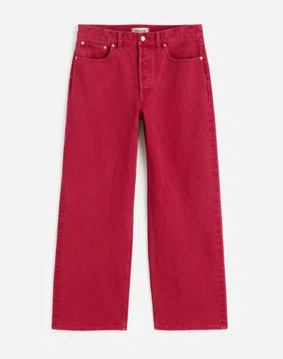 Madewell Low-slung Baggy Crop Jeans