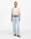Madewell Low-slung Baggy Crop Jeans In Foster Wash