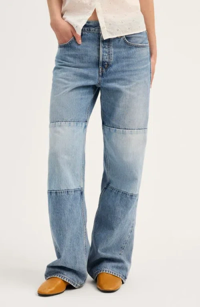 Madewell Low Slung Baggy Jeans In Blue