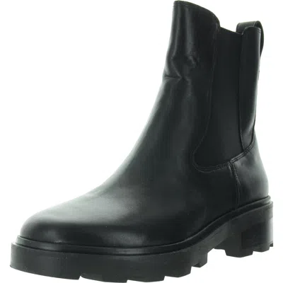 Madewell Lugsole Chelsea Boots Womens Pull On Lug Sole Ankle Boots In Black