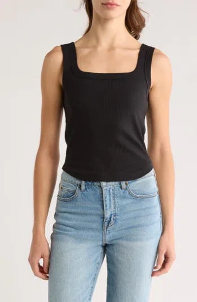 Madewell Luma Tank In Jet Black