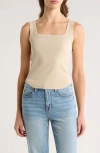 Madewell Luma Tank In Toasted Cashew
