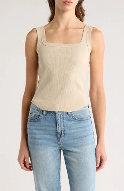 Madewell Luma Tank In Toasted Cashew
