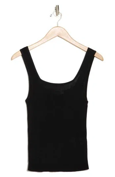 Madewell Maclaine Sweater Tank In True Black
