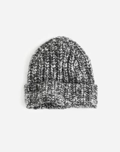 Madewell Marled Chunky Beanie In Cookies And Cream