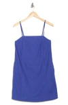 Madewell Max Minidress In Bluestone