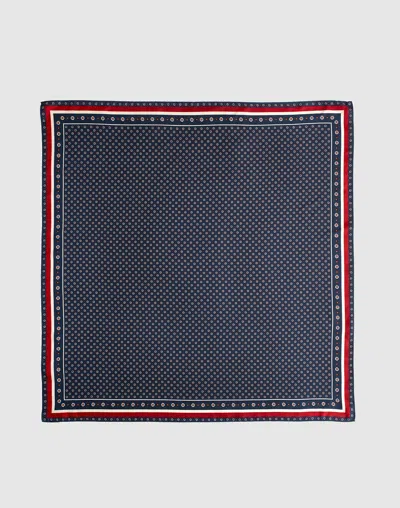 Madewell Medium Silk Bandana In Blue