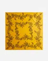 Madewell Medium Silk Bandana In Orange