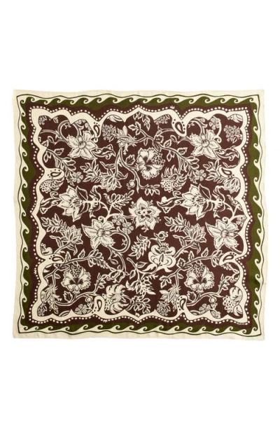Madewell Medium Silk Bandana In Multi