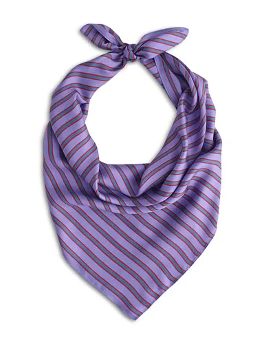 Madewell Medium Silk Bandana In Purple