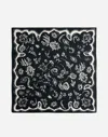 Madewell Medium Silk Bandana In Black