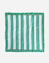 Madewell Medium Silk Bandana In Green
