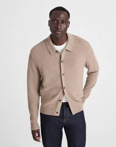 MADEWELL MERINO WOOL COLLARED CARDIGAN