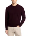 Madewell Merino Wool Crewneck Sweater In Burgundy