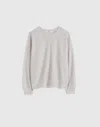 Madewell Merino Wool Sweatshirt In Gray