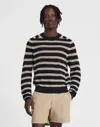 Madewell Mesh-knit Crewneck Sweater In Blue