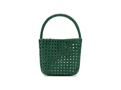 Madewell Micro Caning Bucket Handbags Lagoon Green: One Size