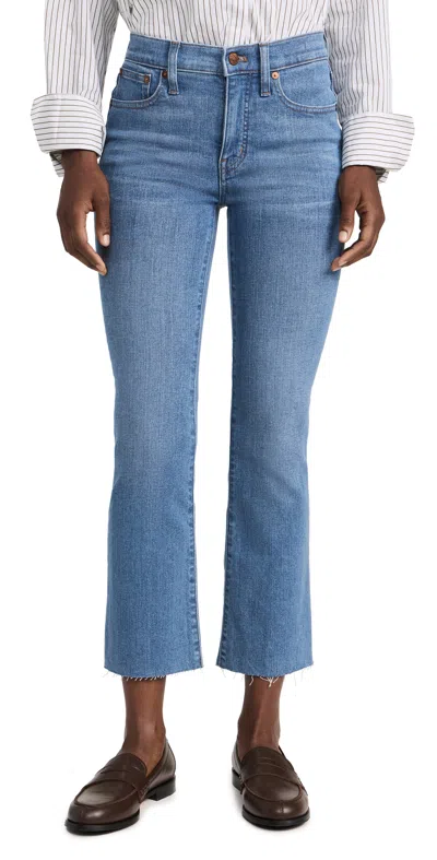 Madewell Mid Rise Kick Out Jeans In Edmonson Wash