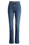 Madewell Mid Rise Stovepipe Jeans In Deming Wash