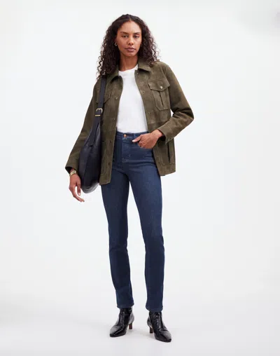 Madewell Mid-rise Stovepipe Jeans In Lawlor Wash