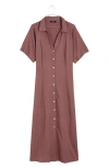 MADEWELL MIDI SHIRTDRESS