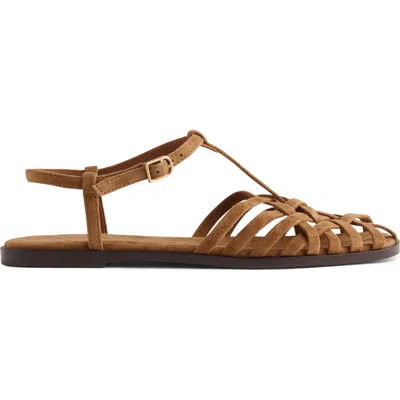 Madewell Milano Fisherman Sandal In Cumin