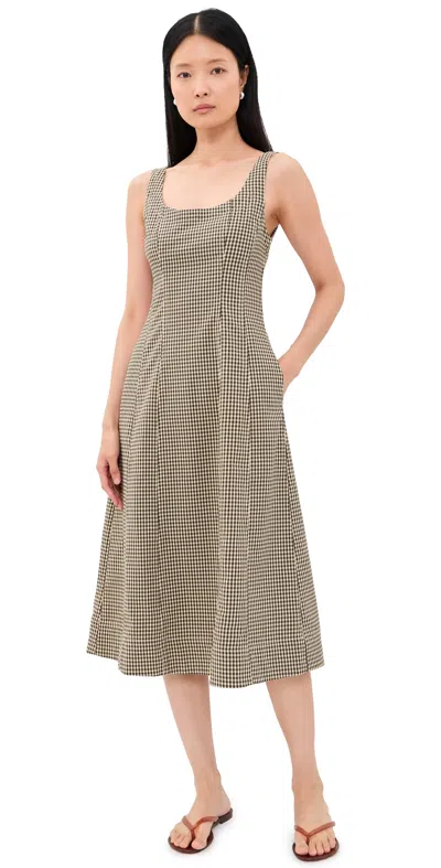 Madewell Miller Dress Brown Gingham