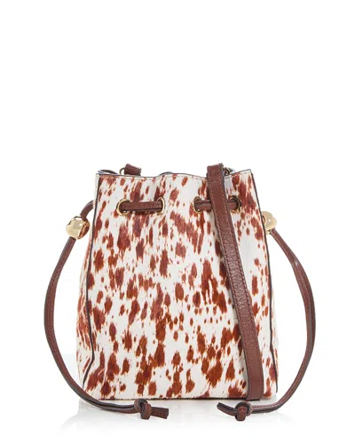 MADEWELL MINI DRAWSTRING CALF HAIR CROSSBODY BAG