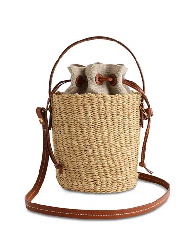 Madewell Mini Straw Basket Bag In Multi