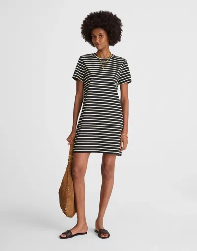 Madewell Mini Tee Dress In Blue