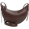 Madewell Mini The Essential Convertible Top Handle Crossbody Bag In Chocolate Raisin