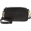 Madewell Mini The Leather Carabiner Crossbody Bag In True Black