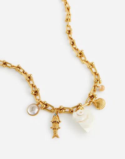Madewell Mother Of Pearl U-link Charm Necklace