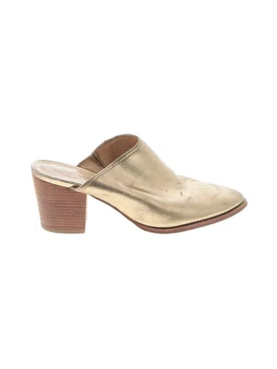 Pre-owned Madewell Mule/clog In Gold