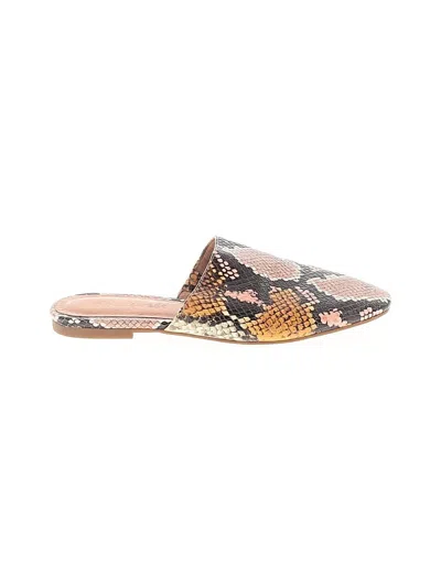 Pre-owned Madewell Mule/clog In Tan