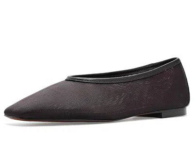 Madewell Mylie Ballet Flat- Mesh Women's Flat Shoes Dark Carob: 5 M In Brown