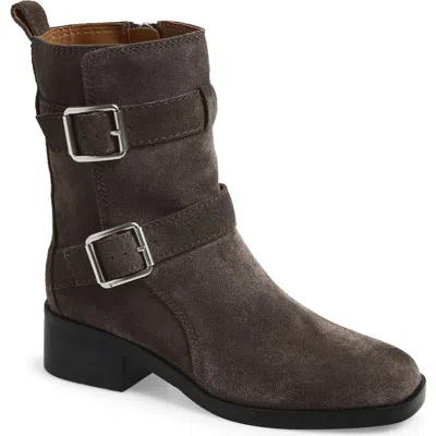 Madewell Nami Moto Boot In Coastal Granite