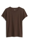 Madewell Northside Vintage Tee In Dark Carob