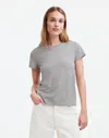 Madewell Northside Vintage Tee In Light Hthr Grey