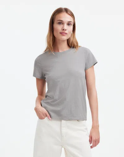 Madewell Northside Vintage Tee In Light Hthr Grey