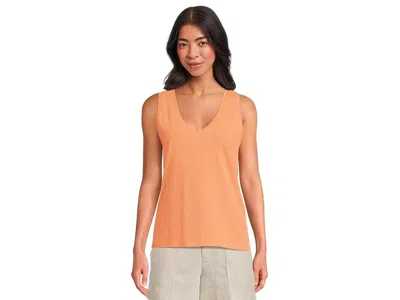 Madewell Northside Vneck Tank Top In Orange
