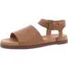 Madewell Open Toe Ankle Strap Sandal Womens Cushioned Footbed Leather Strappy Sandals In Multi