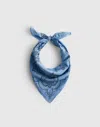 Madewell Organic Cotton Bandana In Blue