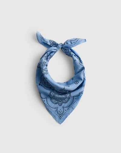 Madewell Organic Cotton Bandana In Blue