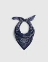 Madewell Organic Cotton Bandana In Blue