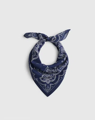 Madewell Organic Cotton Bandana In Blue