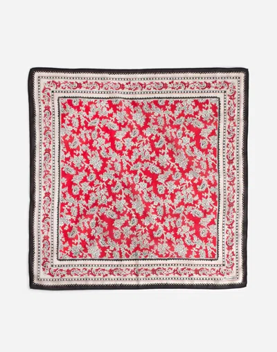 Madewell Organic Cotton Bandana In Red