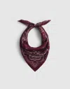 Madewell Organic Cotton Bandana In Red