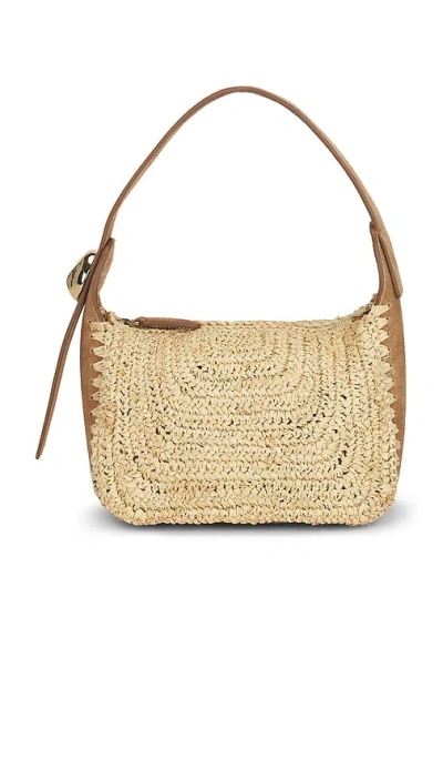 Madewell Organic Drop Handheld Bag In Aged Cognac Multi